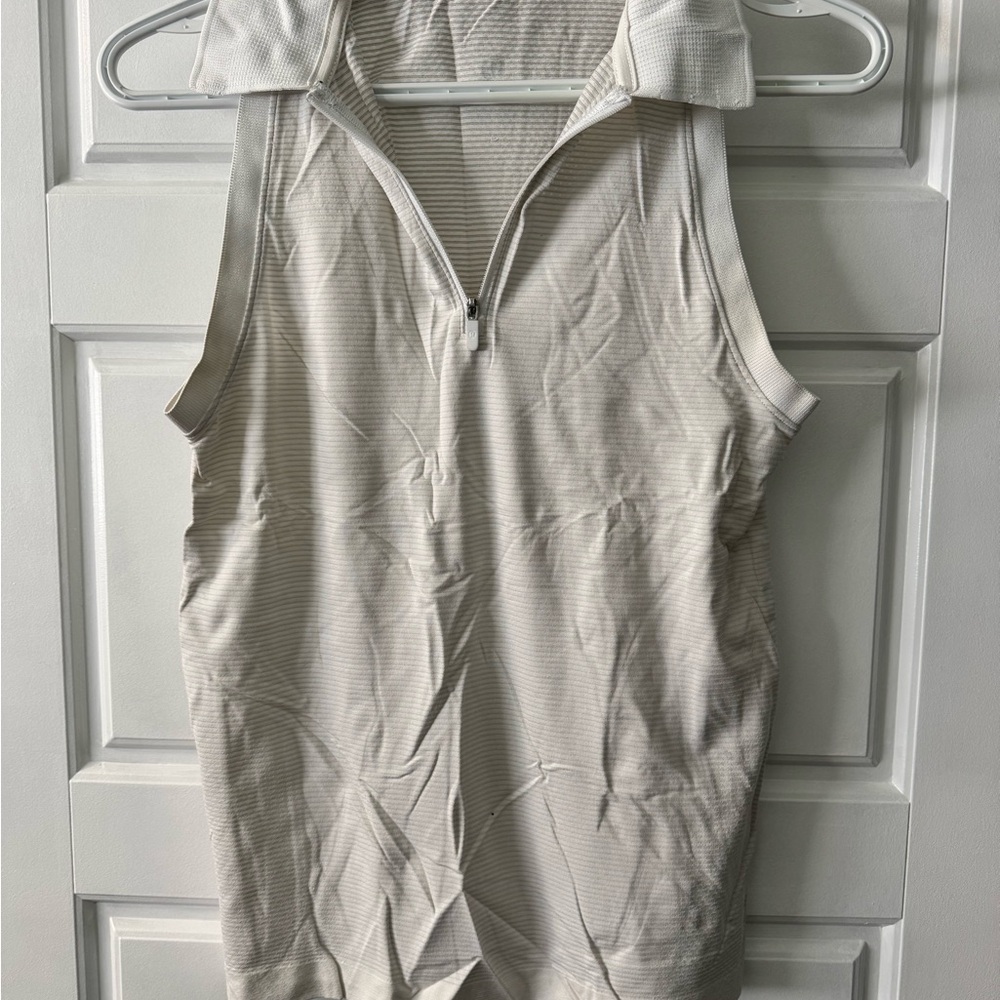 Lululemon Sleeveless Zip-Up Polo Shirt
